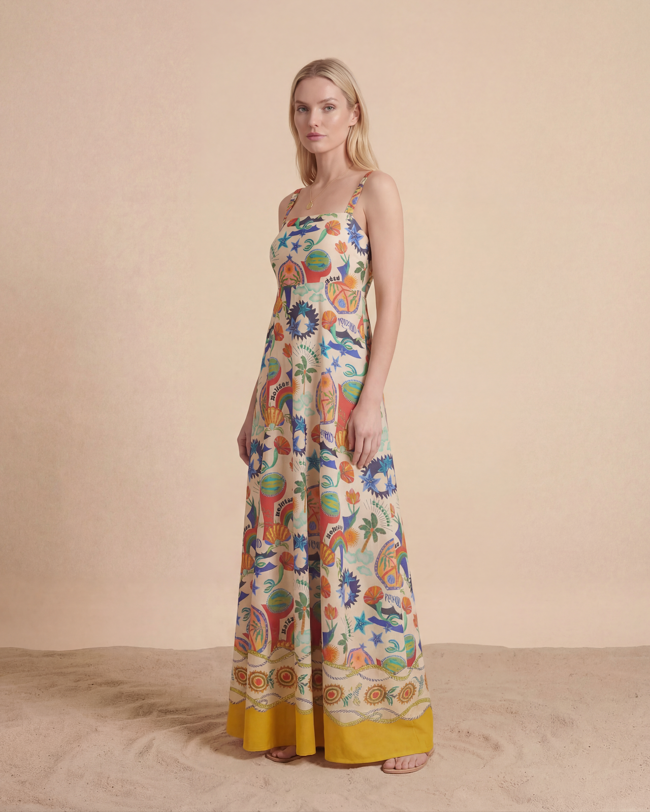 Rochie Maxi Folk Art