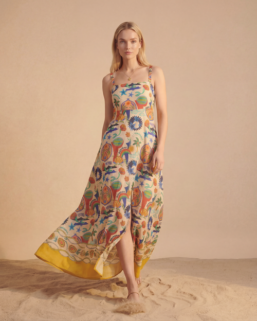 Rochie Maxi Folk Art