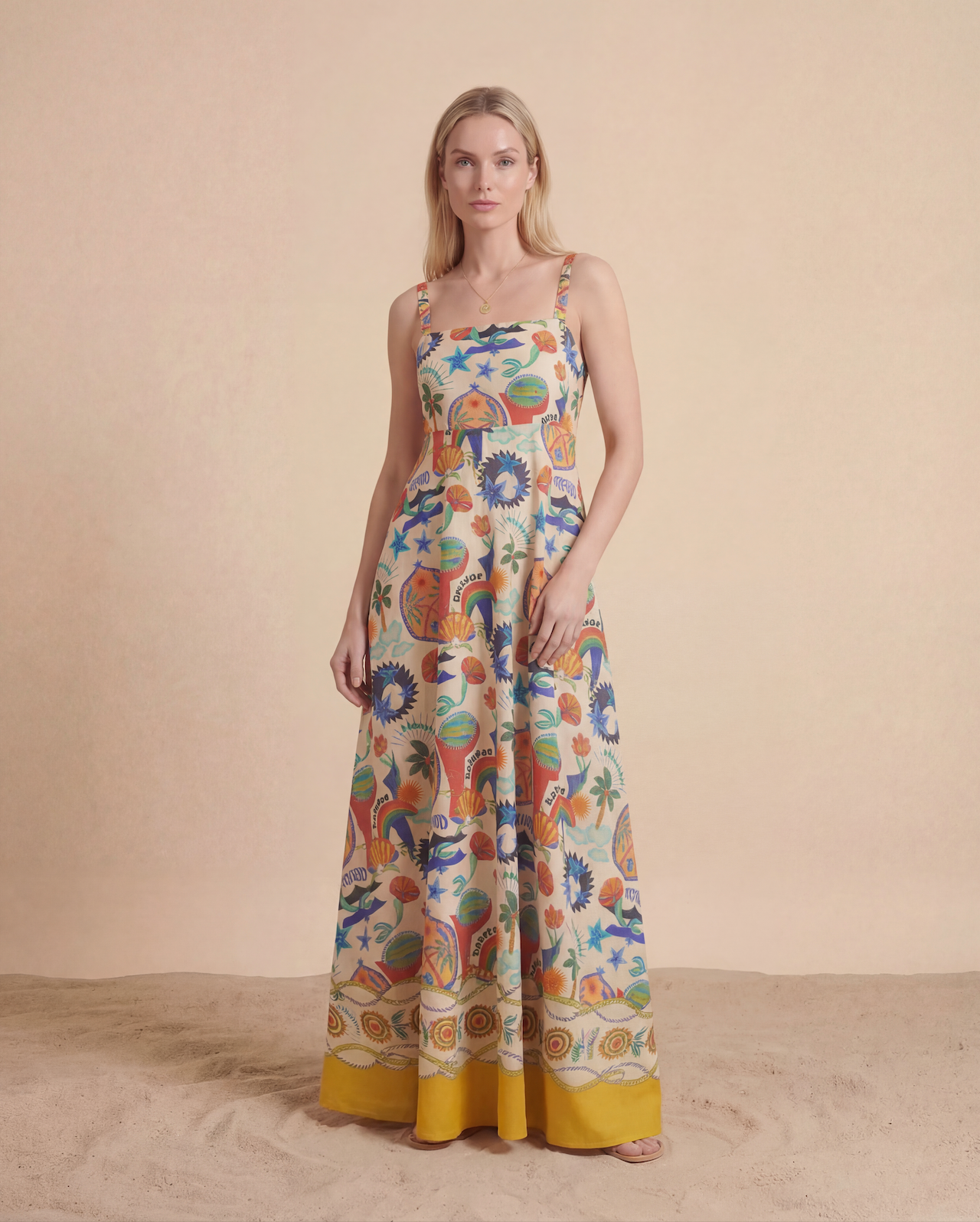 Rochie Maxi Folk Art