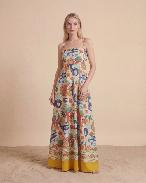 Rochie Maxi Folk Art