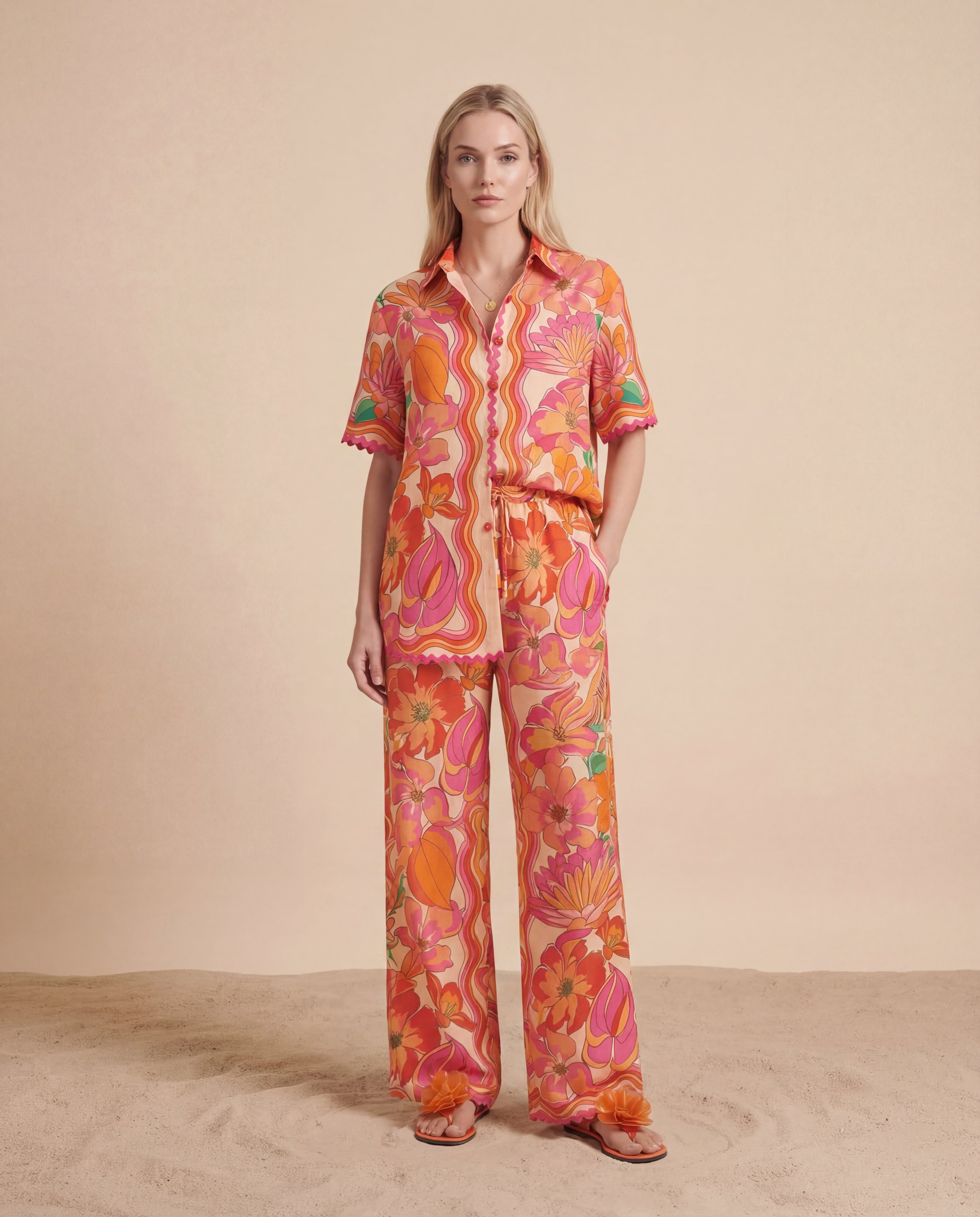 Compleu Retro Floral